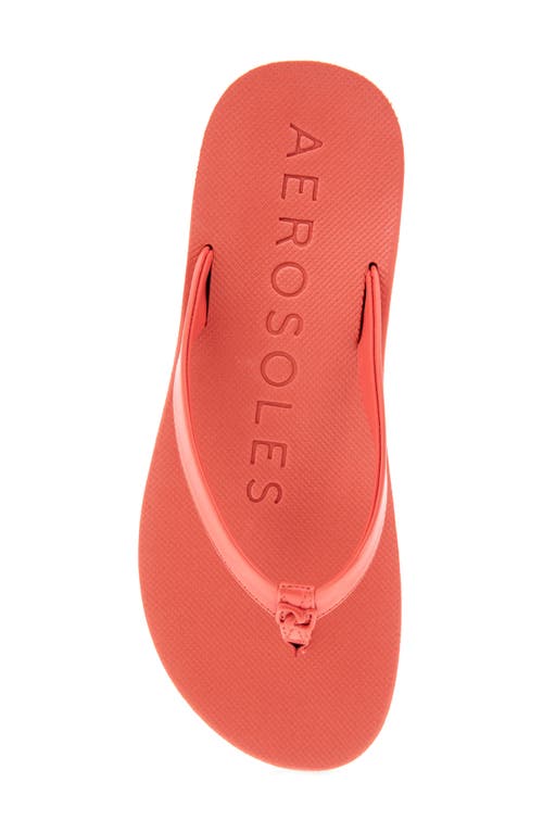 Shop Aerosoles Jace Flip Flop In Coral