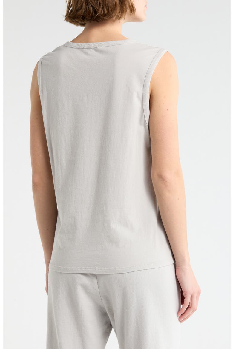 V-Neck Cotton Tank, Alternate, color, MIST