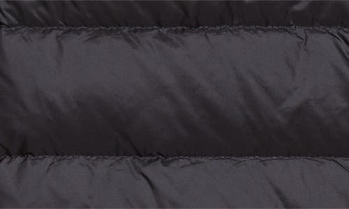 Moncler Long Sleeve Ribbed Cardigan With Padded Front In Black