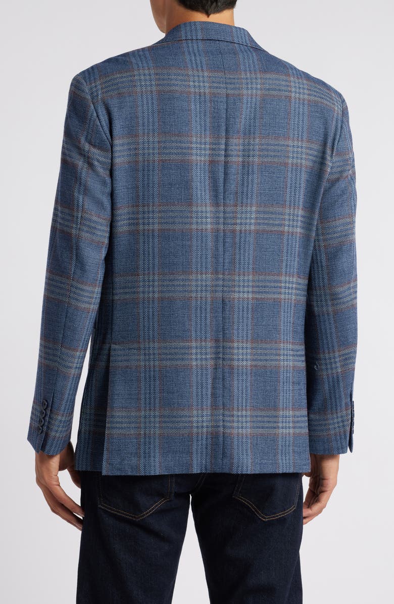 Nordstrom Classico Plaid Stretch Sport Coat, Alternate, color,