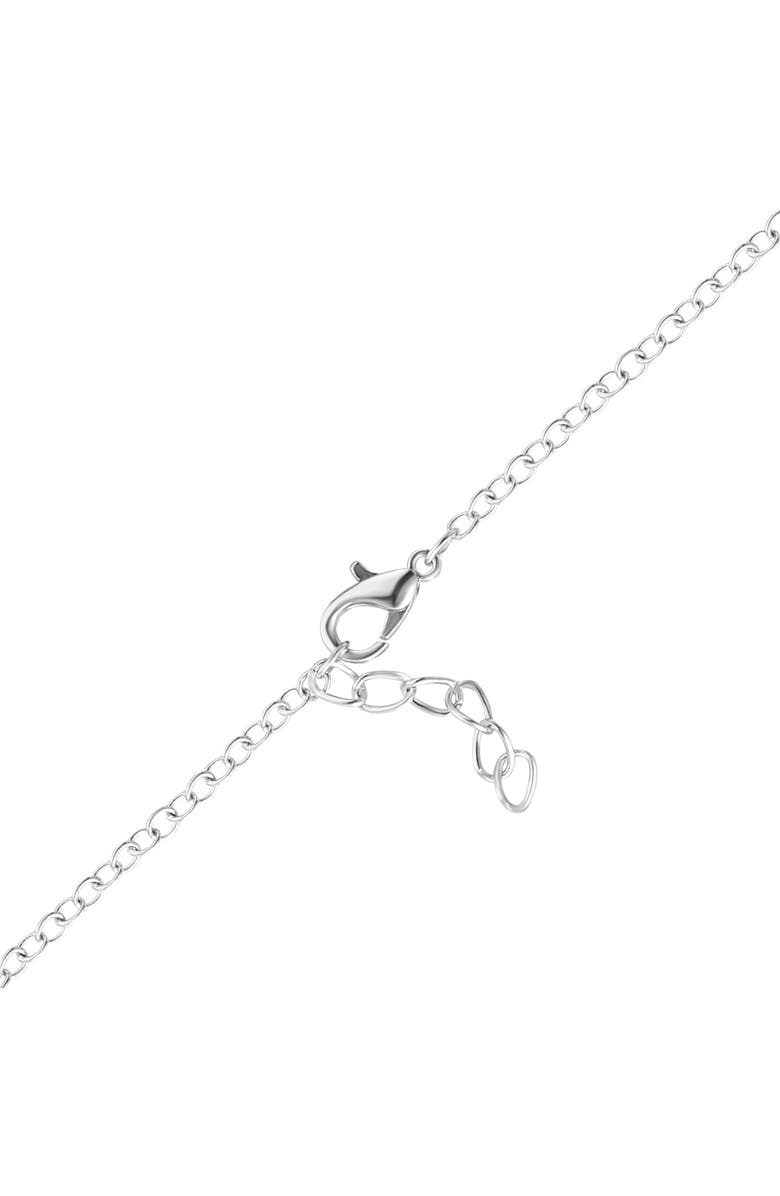 Hello Kitty Silver Plated Bracelet with Flower and Bow Charm Pendants, 6.5 + 1", Alternate, color, Silver