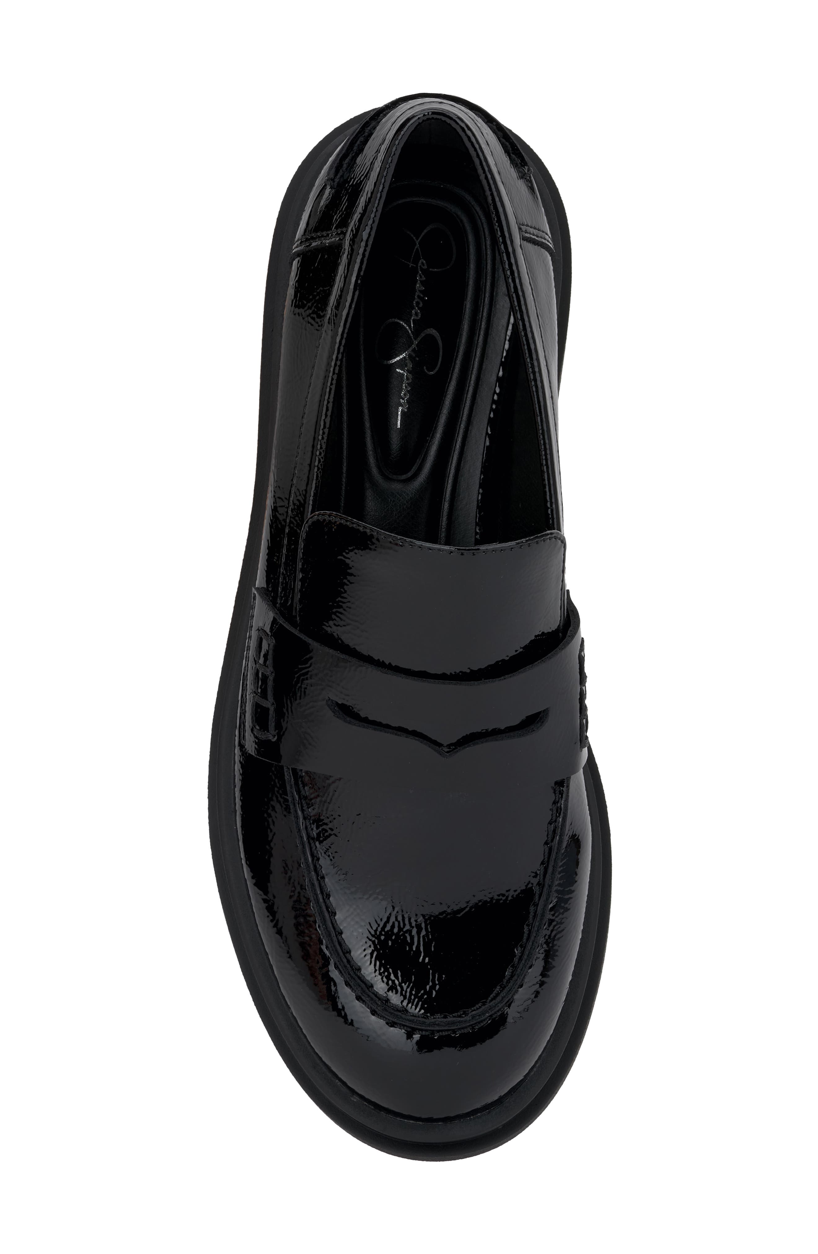 Xuris Platform Penny Loafer, Alternate, color, BLACK