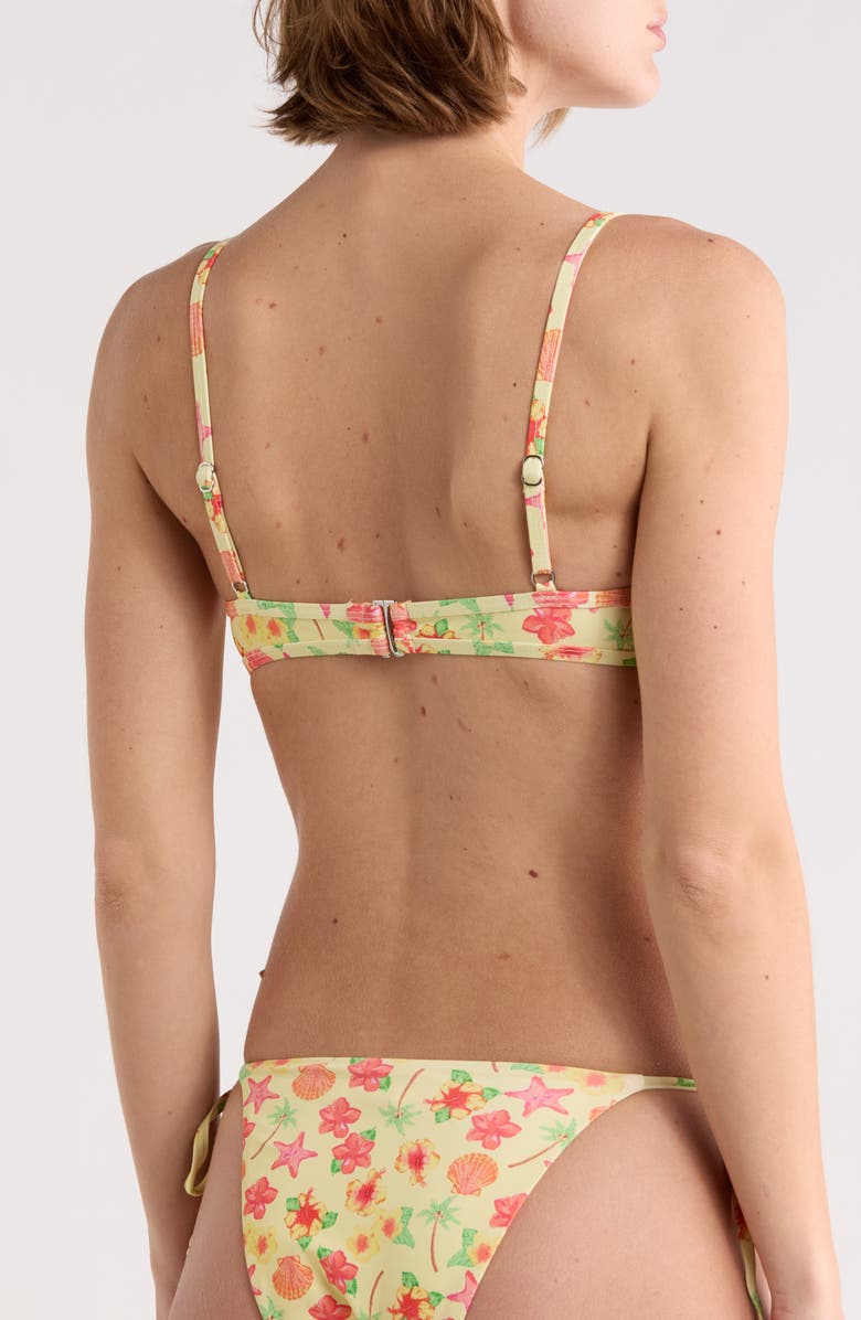 Dippin Daisys West Coast Underwire Bikini Top, Alternate, color, Sunshine Hibiscus