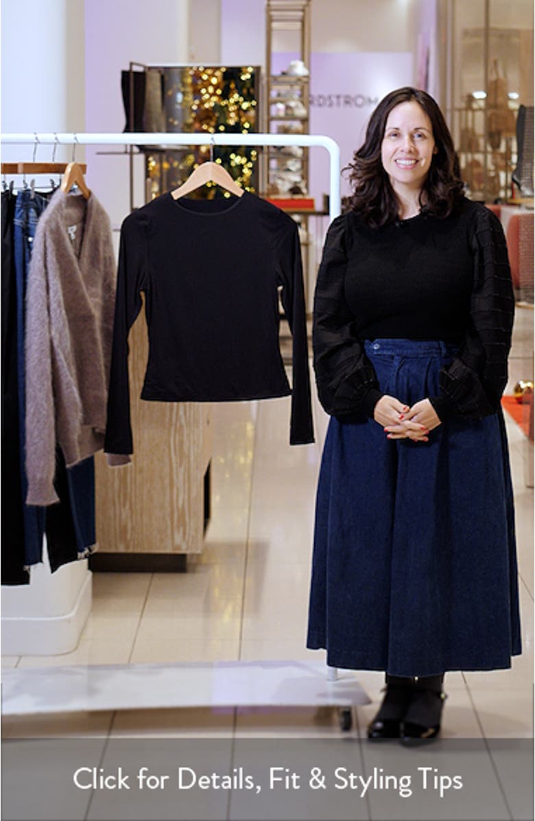 Long Sleeve Crewneck Top, sales video thumbnail