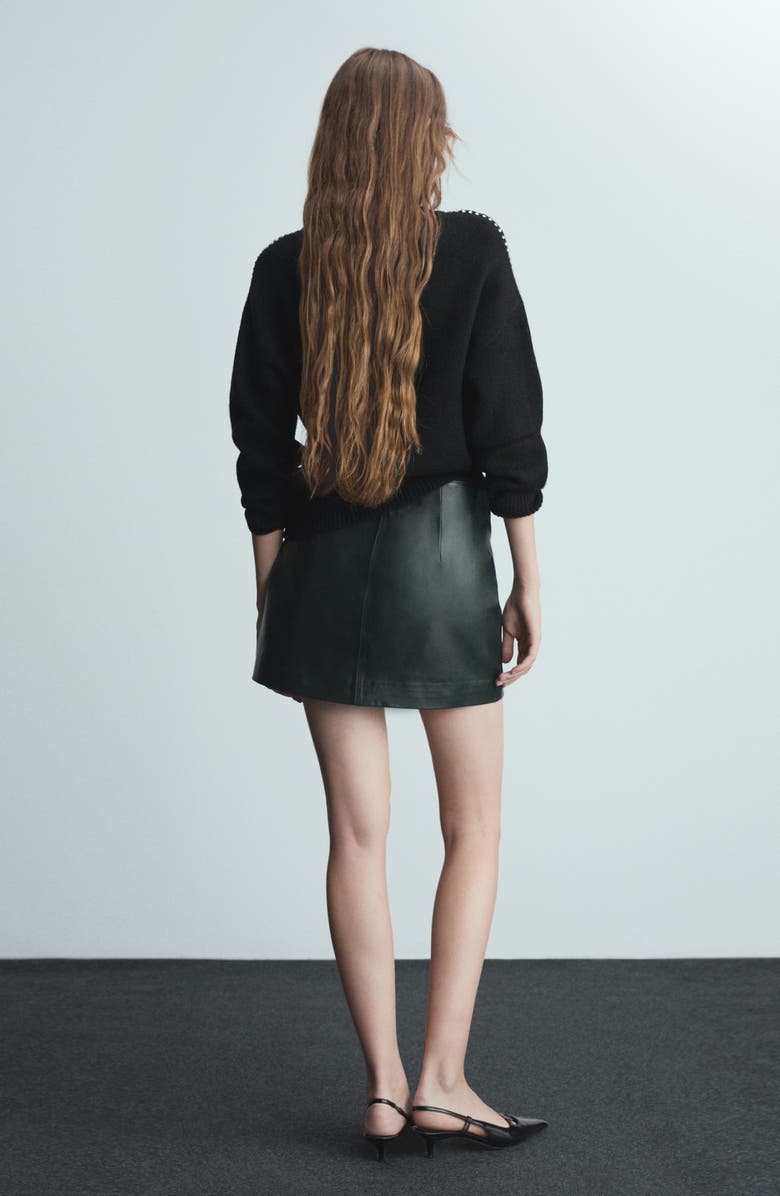 MANGO Embellished Shoulder Sweater, Alternate, color,