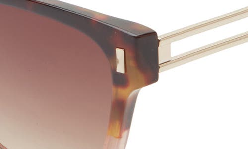 Vince Camuto Cat Eye Sunglasses In Tortoise/rose