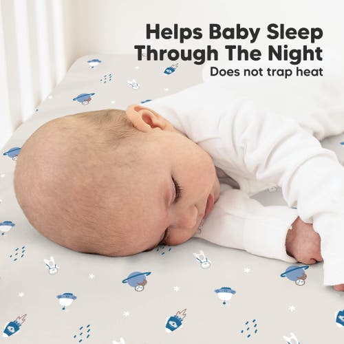 Keababies Soothe Fitted Crib Sheet In Cosmo