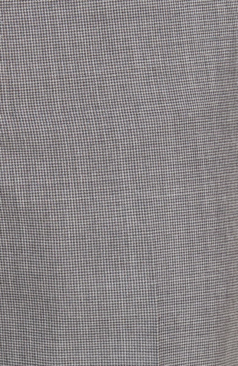 BOSS 'Leenon' Flat Front Houndstooth Wool Trousers, Alternate, color, 