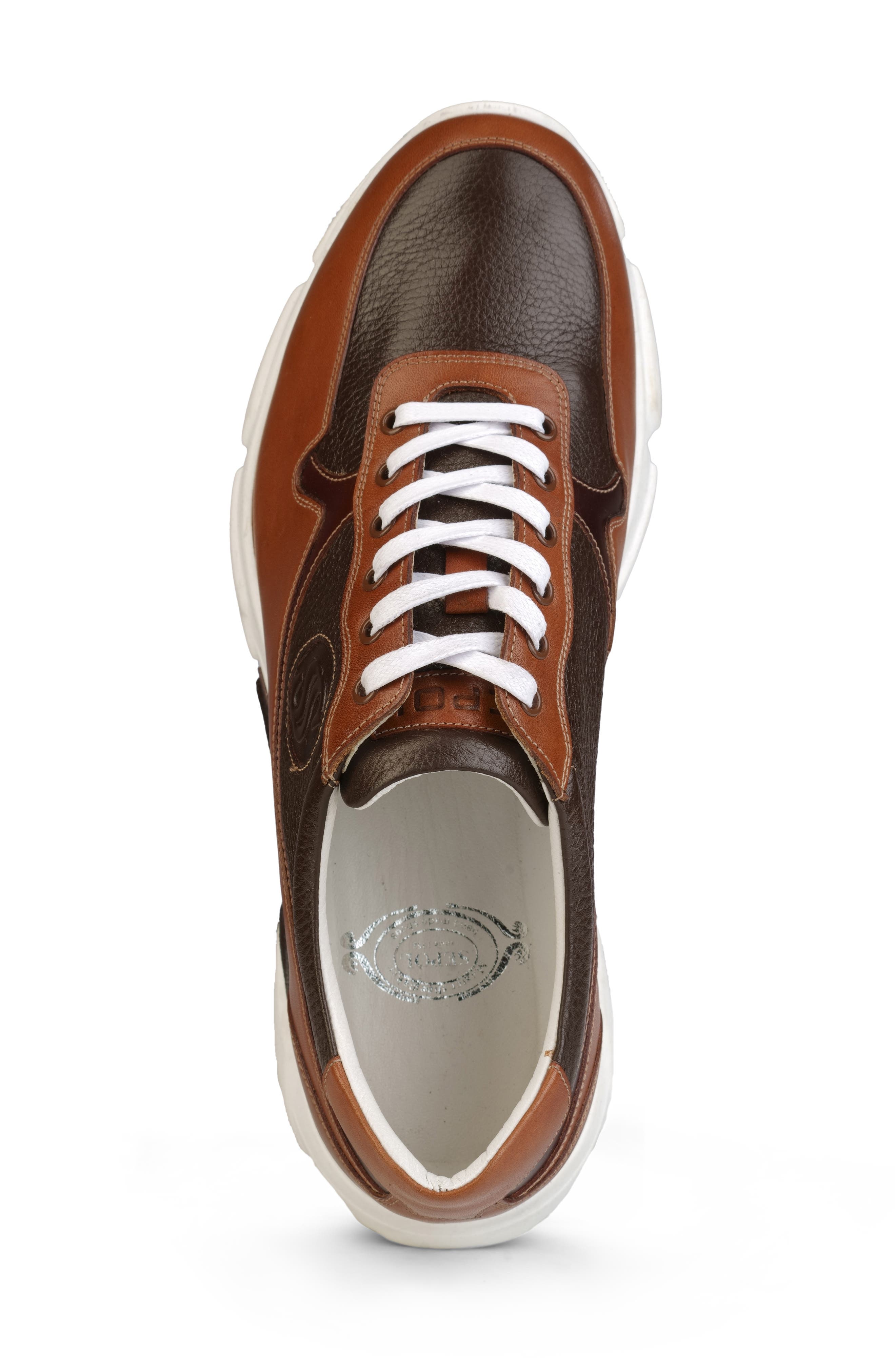 SEPOL Attraente Leather Sneaker, Alternate, color, 