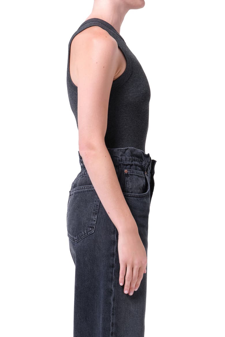 Leigh Rib Racerback Tank, Alternate, color, CHARCOAL HEATHER