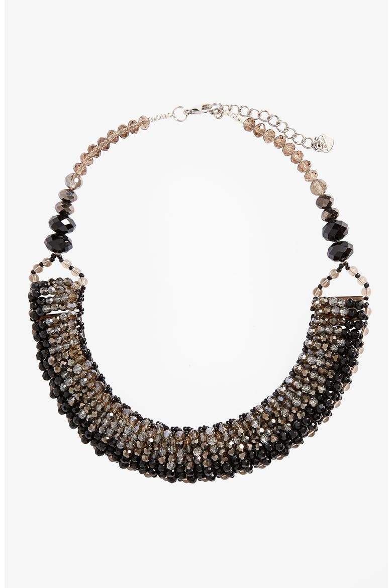 Nakamol Design 'Half Line Couture' Collar Necklace, Main, color, BLACK MIX