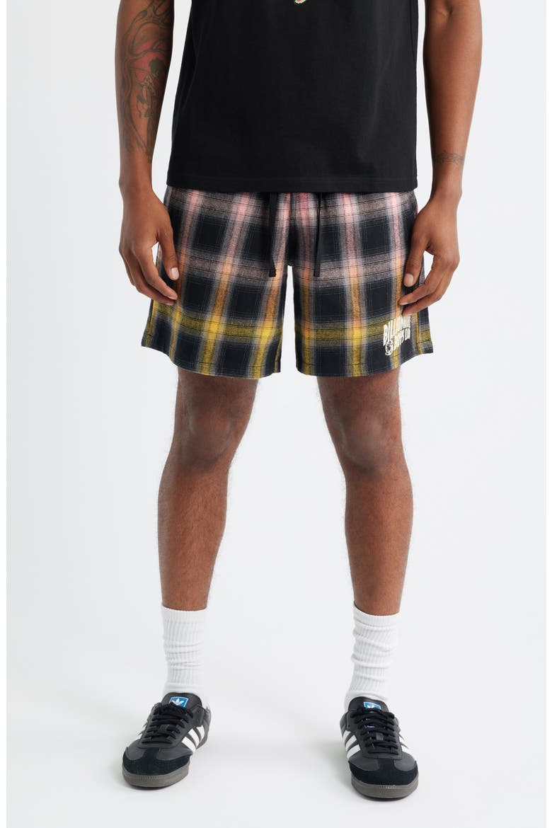 BB Vinyls Drawstring Knit Shorts, Main, color, BLACK
