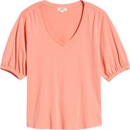 NZT by NIC+ZOE Puff Sleeve Cotton T-Shirt