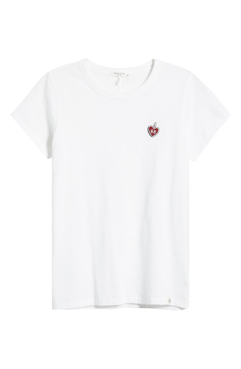 rag & bone Logo Lucky Charm Cotton T-Shirt, Alternate, color,
