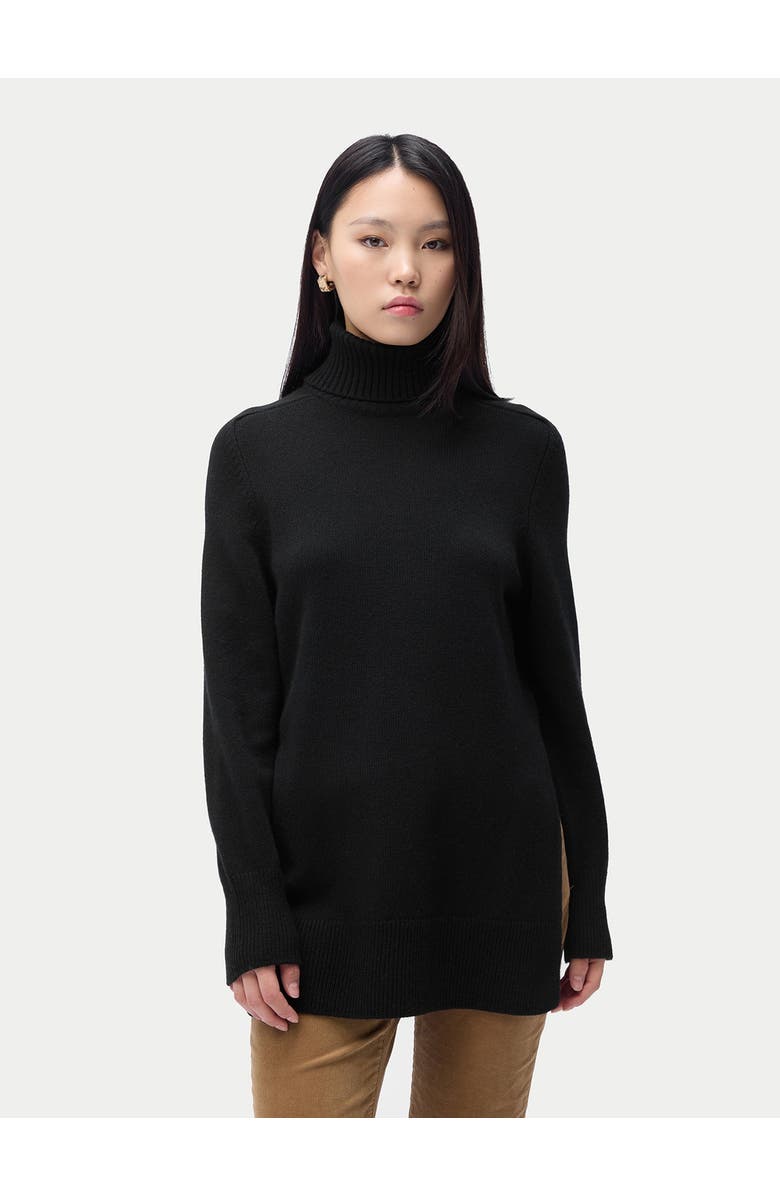 GOBI Mongolian Cashmere Cashmere Turtleneck, Alternate, color, Black