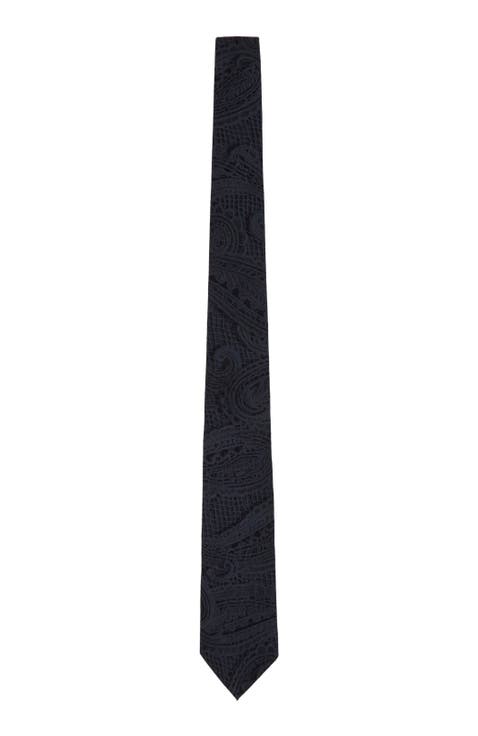 Crochet Paisley Womens Printed Tie