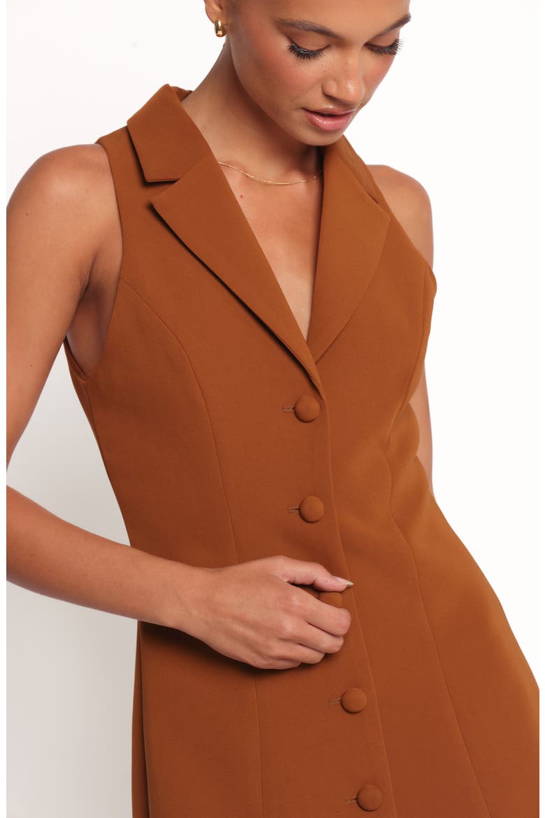 Barrett Blazer Minidress, Alternate, color, BROWN