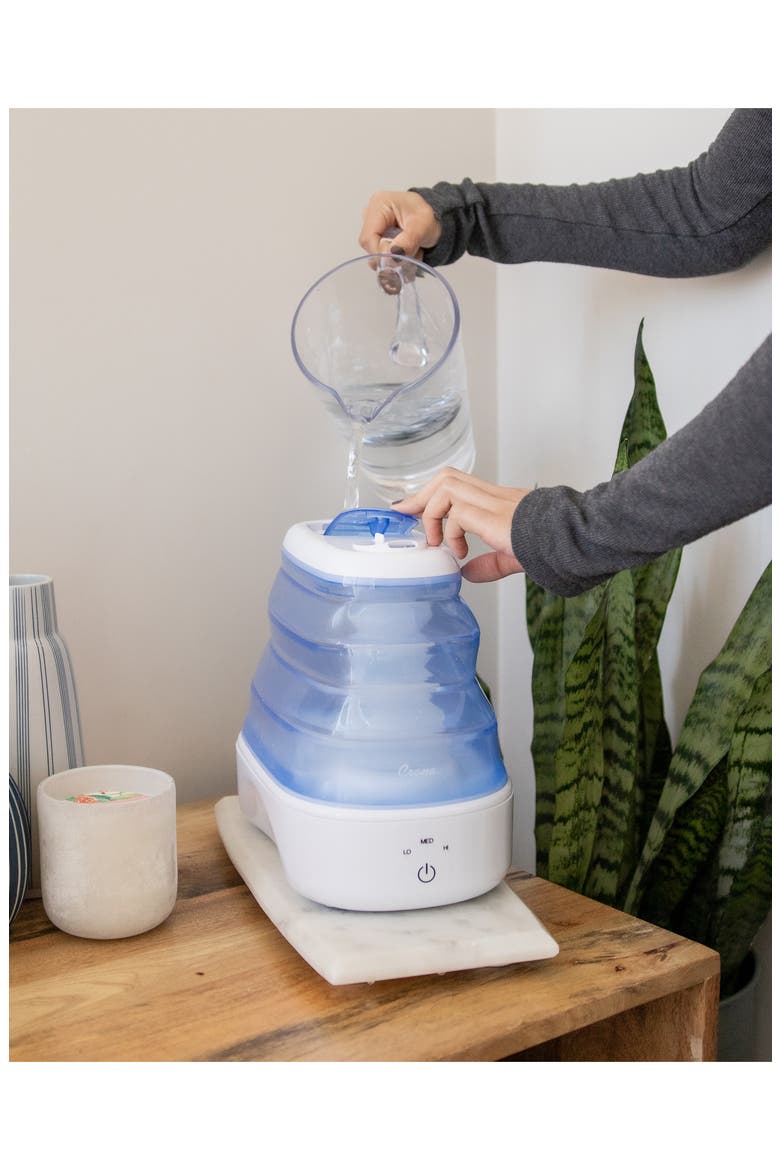 Collapsible Ultrasonic 1-Gallon Cool Mist Humidifier, Alternate, color, BLUE