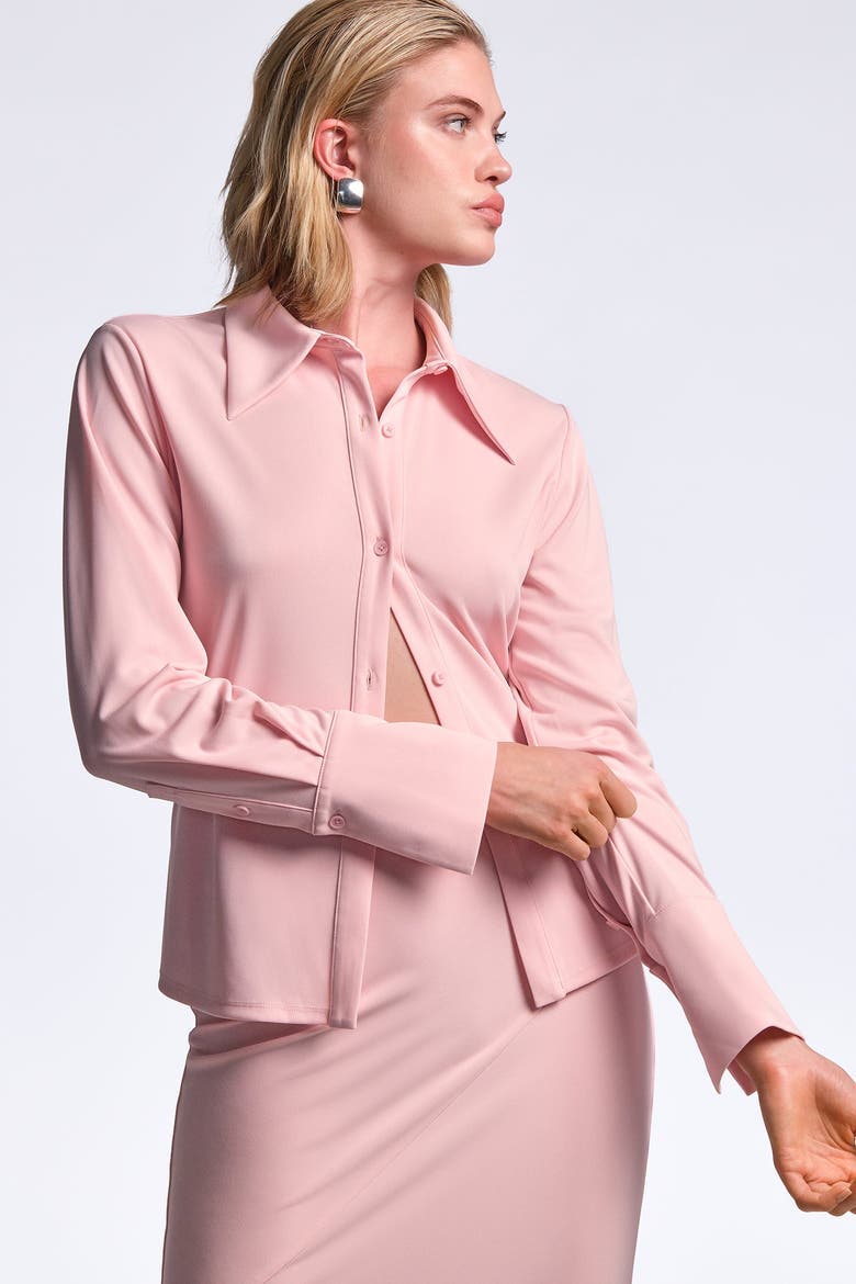 Faye Shirt, Alternate, color, Quartz Pink