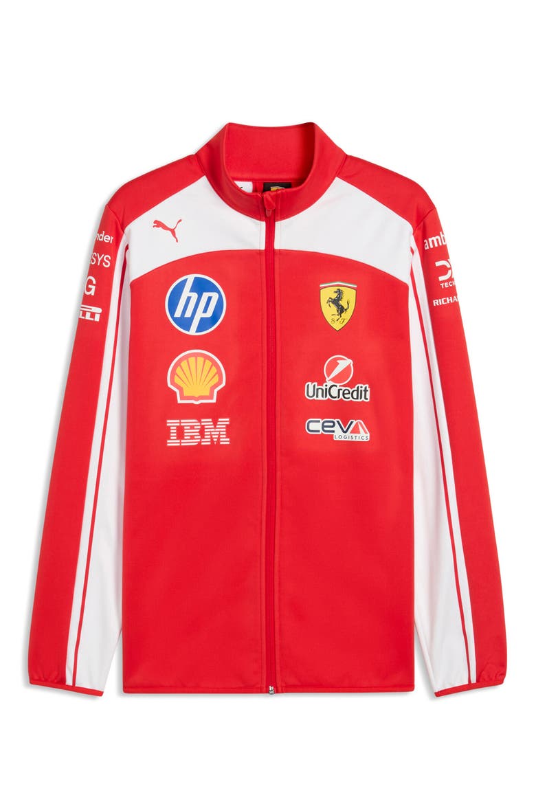 Scuderia Ferrari HP Replica Softshell Jacket, Main, color, PUMA RED