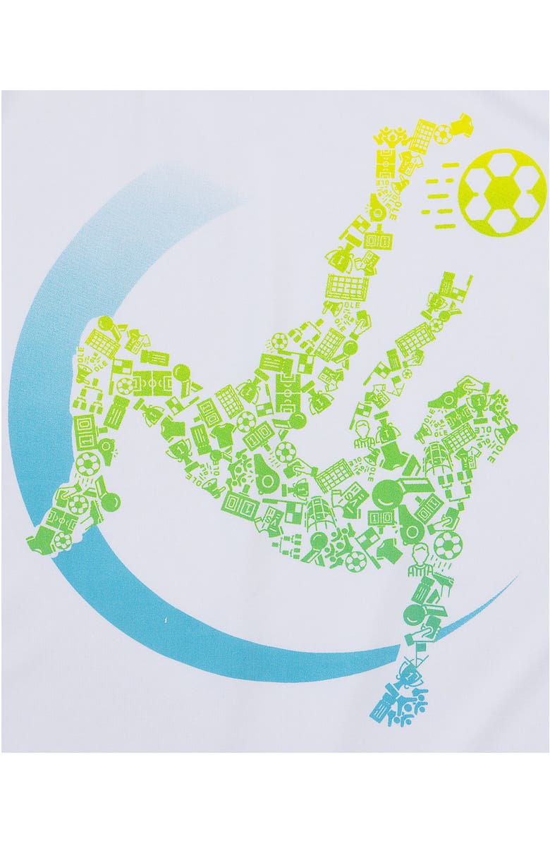 Lands' End Boys Active Jersey Top, Alternate, color, Soccer/White