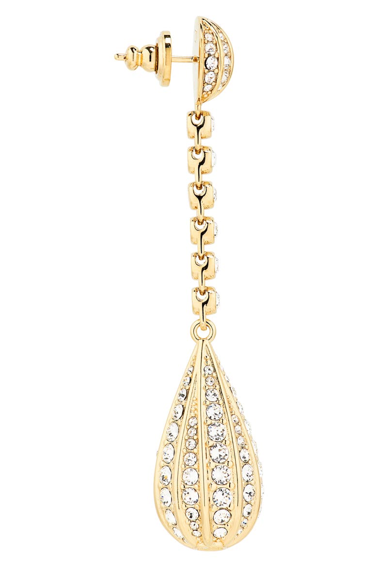 Linear Drop Earrings, Alternate, color, GOLD