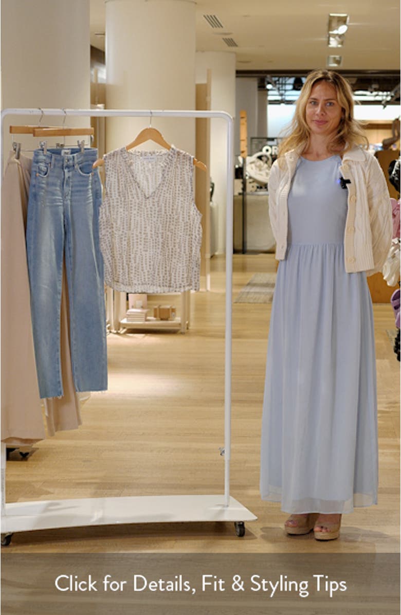 Ruffle Neck Sleeveless Top, sales video thumbnail