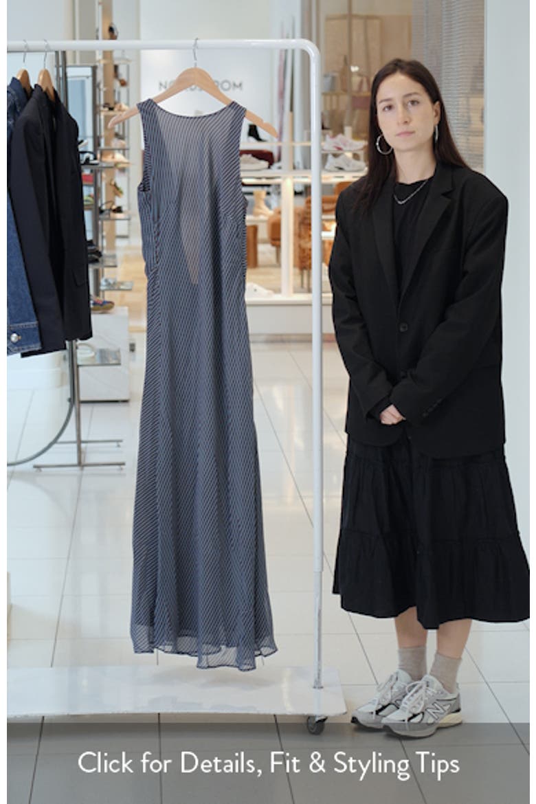 Micca Stripe Drape Back Dress video