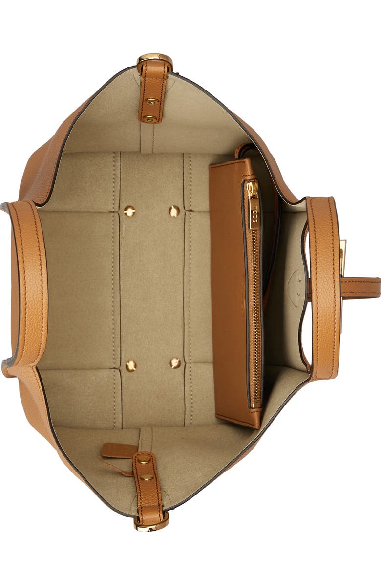 Tod
s Mini T Timeless Shopping Bag, Alternate, color, Kenia Scuro