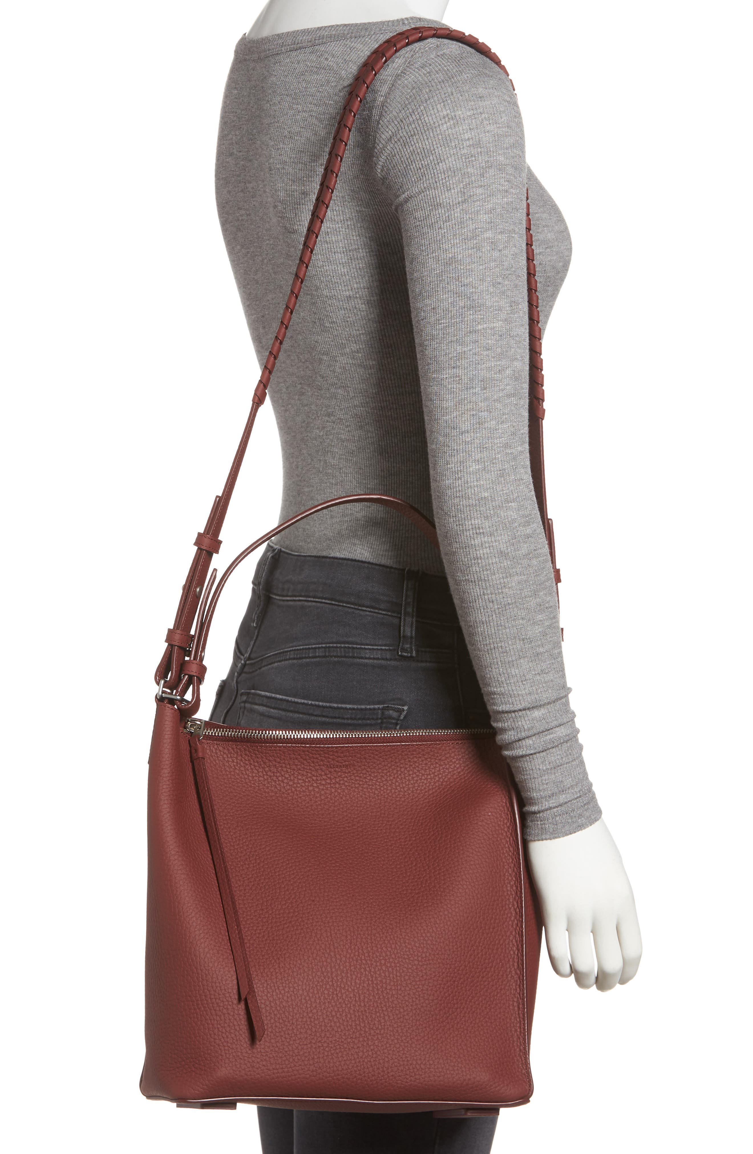 Kita Convertible Shoulder Bag, Alternate, color, BRICK