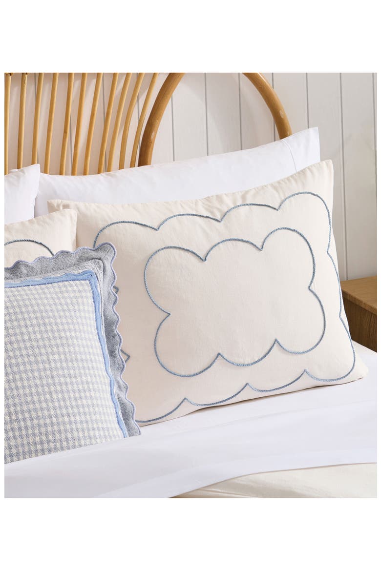 Daydream Scallop Duvet Cover & Pillow Shams Set, Alternate, color, IVORY