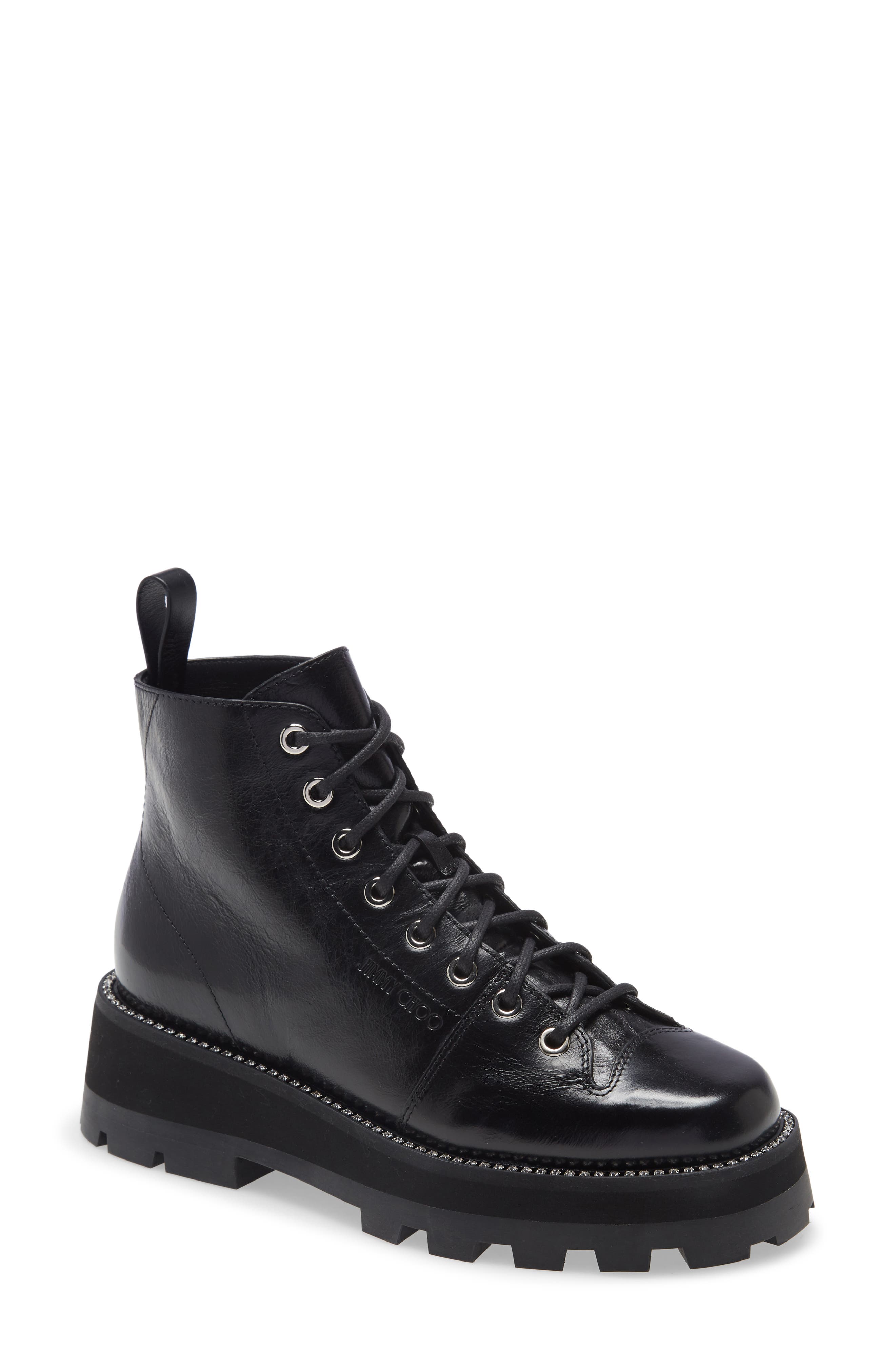 Jimmy Choo Colby Crystal Welt Platform Boot, Main, color, 