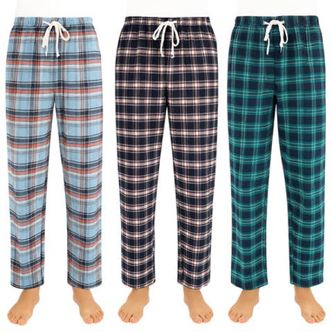 3 Pack Mens Flannel Pajamas Pants Ultra Soft