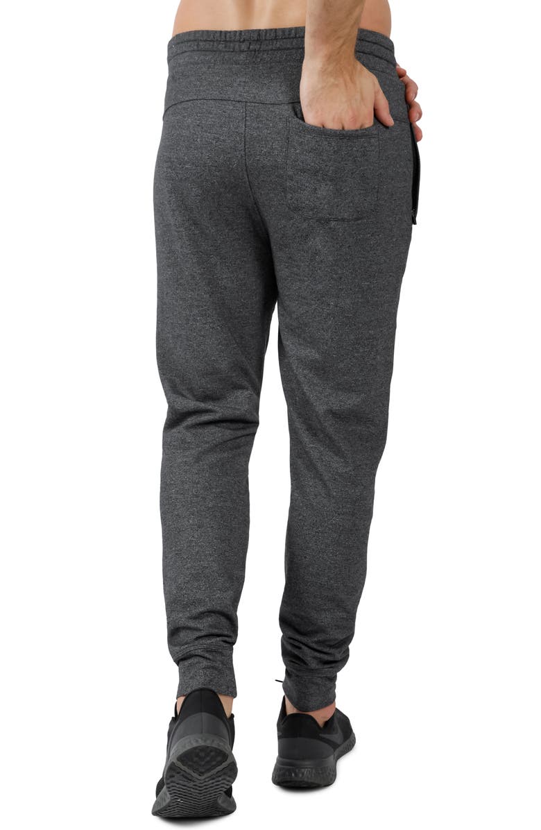 90 DEGREE BY REFLEX Heathered Drawstring Terry Joggers, Alternate, color, 