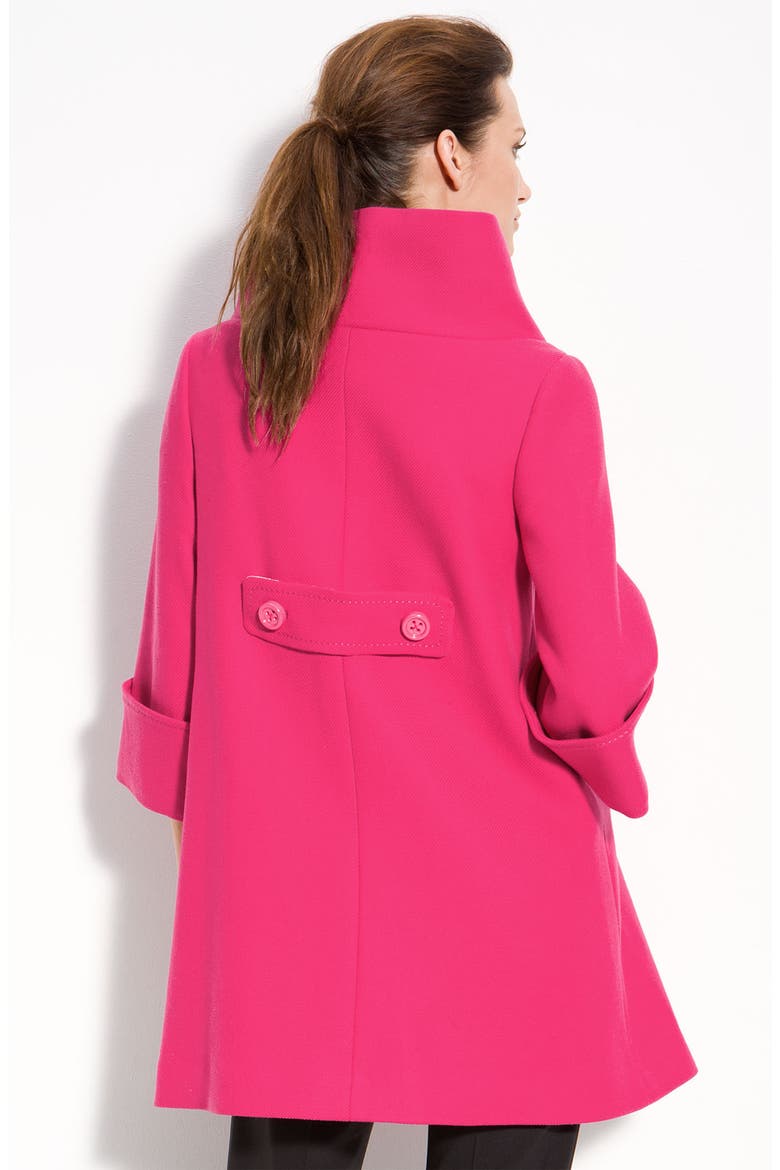 'cherie' wool coat, Alternate, color, SNAPDRAGON