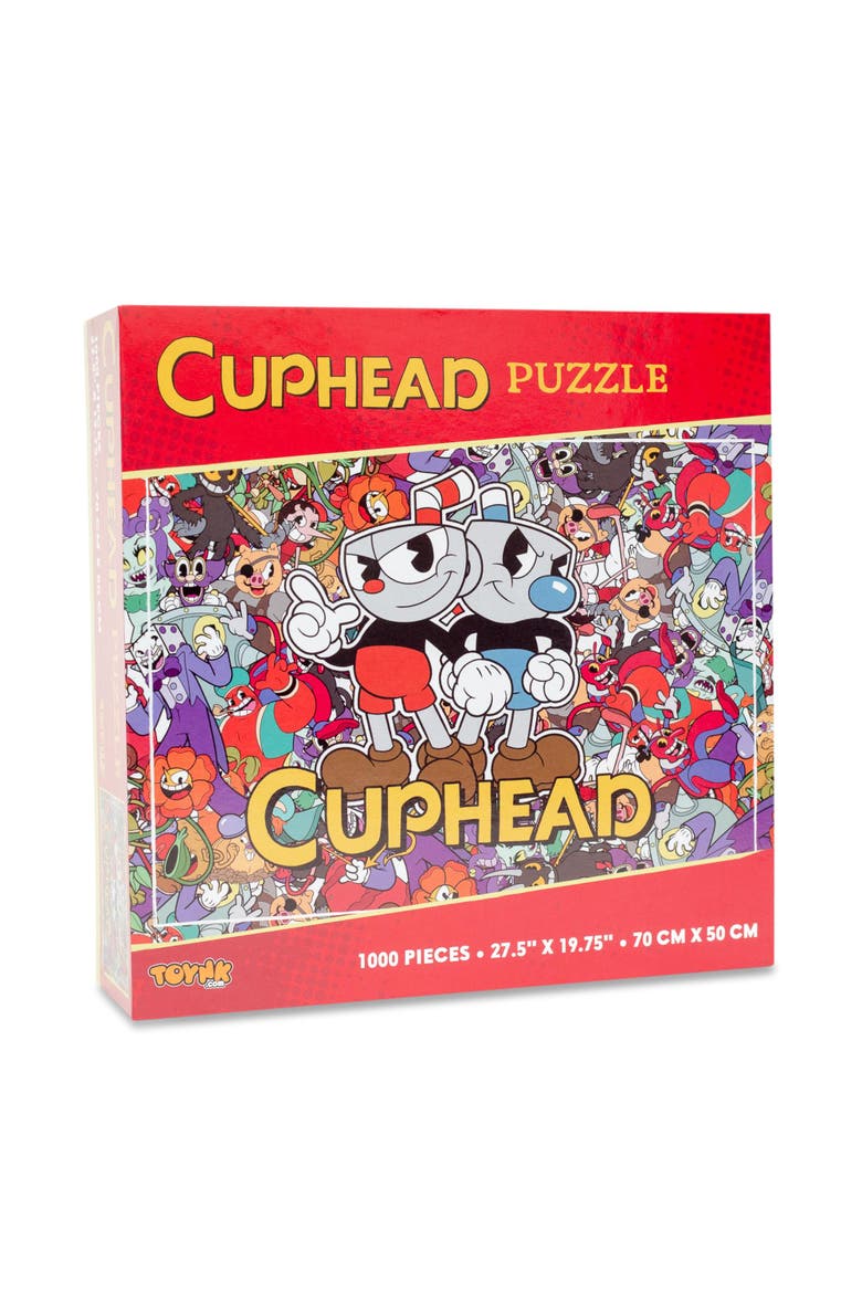 Cuphead and Mugman Collage 1000-Piece Jigsaw Puzzle | Toynk Exclusive, Main, color, Multi-Color