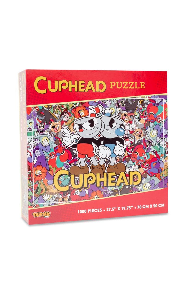 Toynk Cuphead and Mugman Collage 1000-Piece Jigsaw Puzzle | Toynk Exclusive, Main, color, Multi-Color