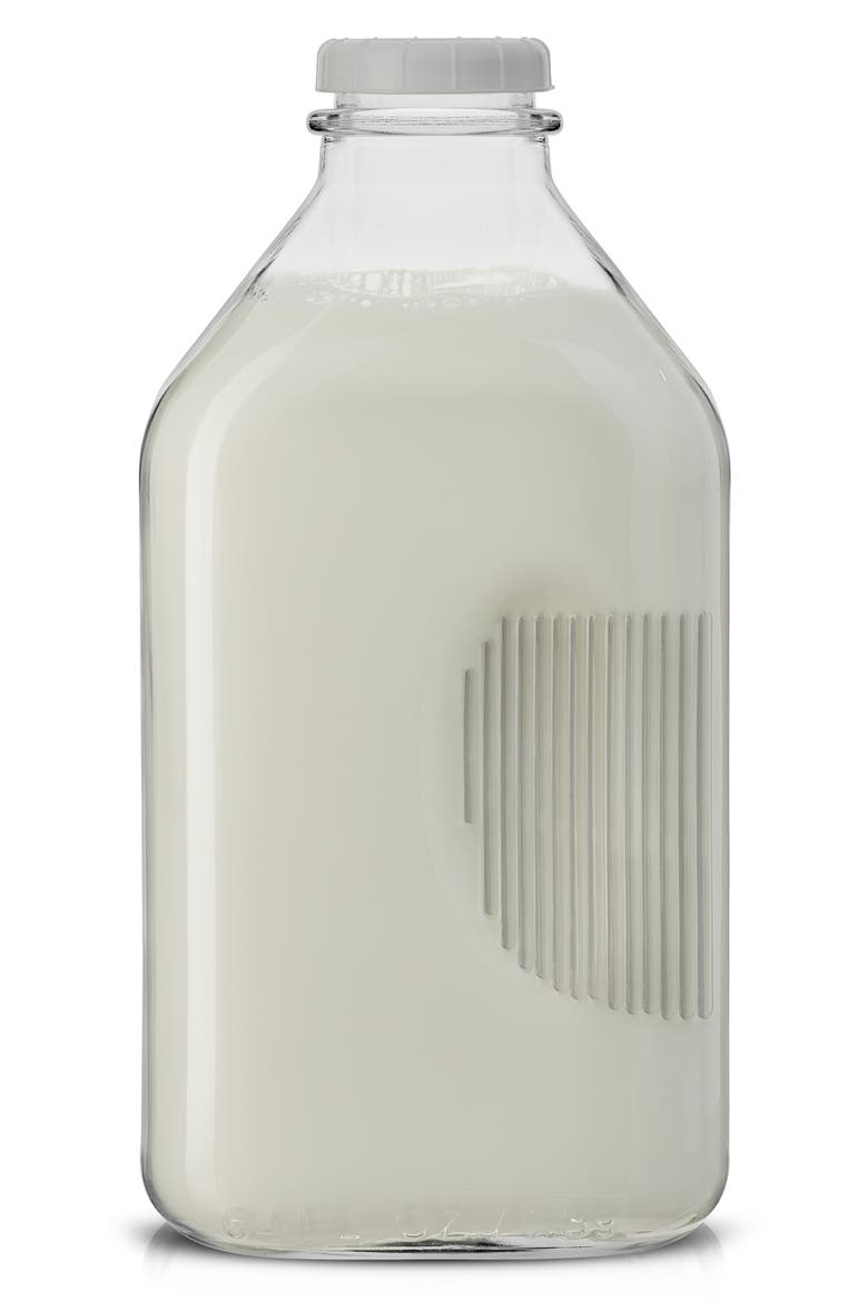Set of 3 Reusable Glass Beverage Bottles - 64 oz., Alternate, color, CLEAR