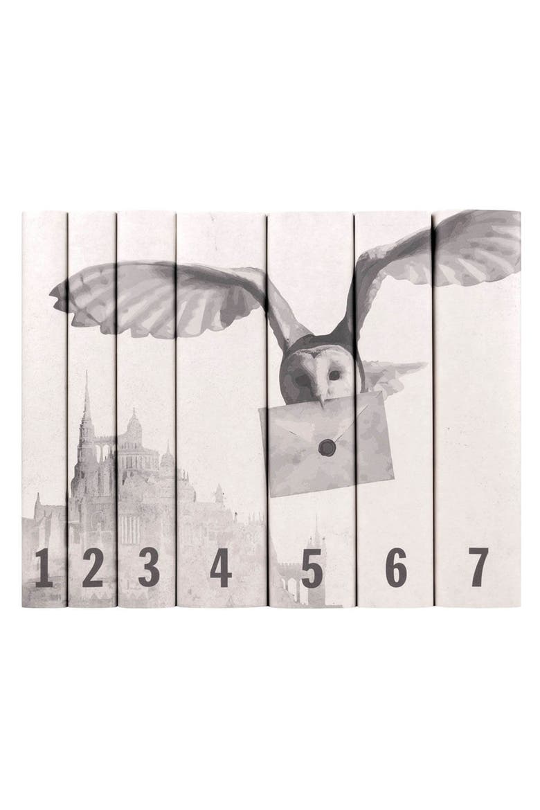 Harry Potter Hogwarts Book Set, Cool Neutral, Main, color, Cool Neutral