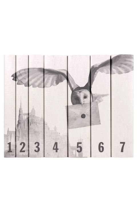 Harry Potter Hogwarts Book Set, Cool Neutral