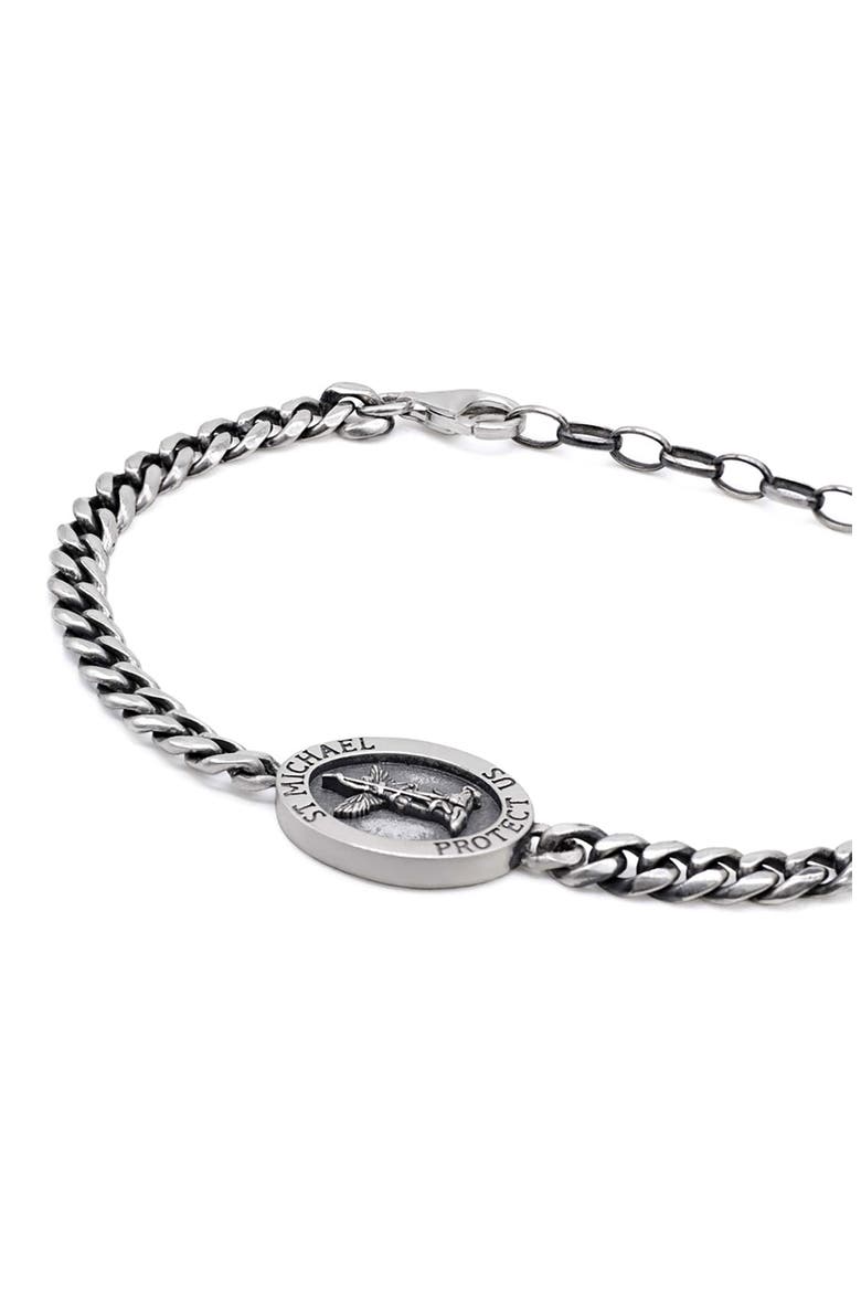 Silver Archangel Bracelet, Alternate, color, SILVER