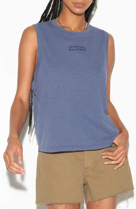 Spiritual Gangster Jagger Slub Knit Graphic Tank