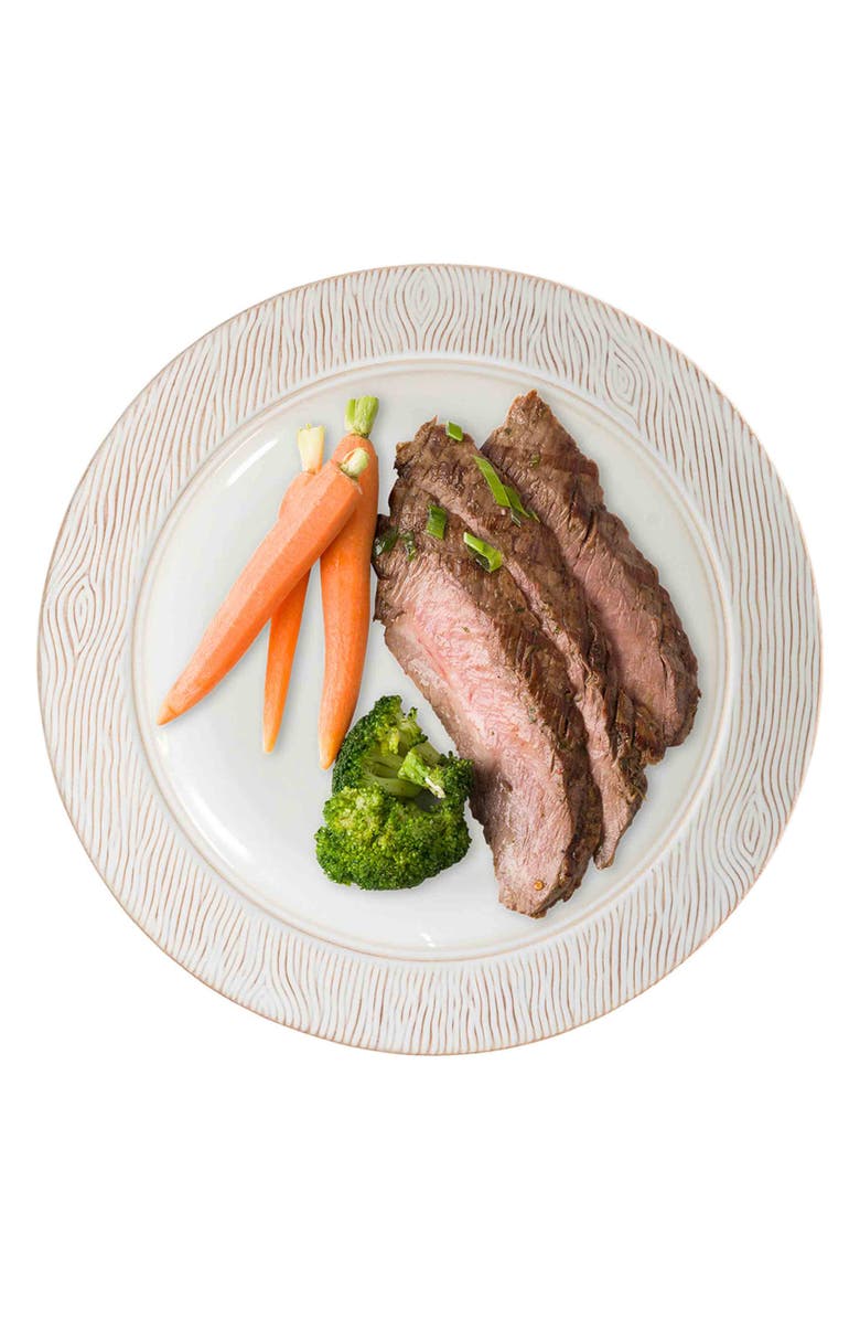 Juliska Blenheim Oak Dinner Plate, Alternate, color, Whitewash