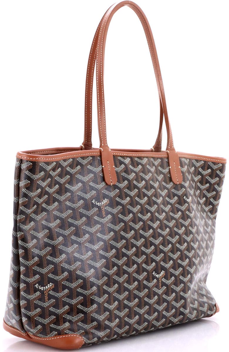 Pre-Owned Goyard Artois Tote Coated Canvas PM, Alternate, color, Brown