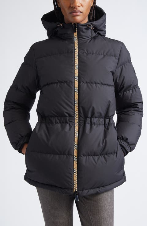 Keswick Quilted Down Hooded Puffer Jacket