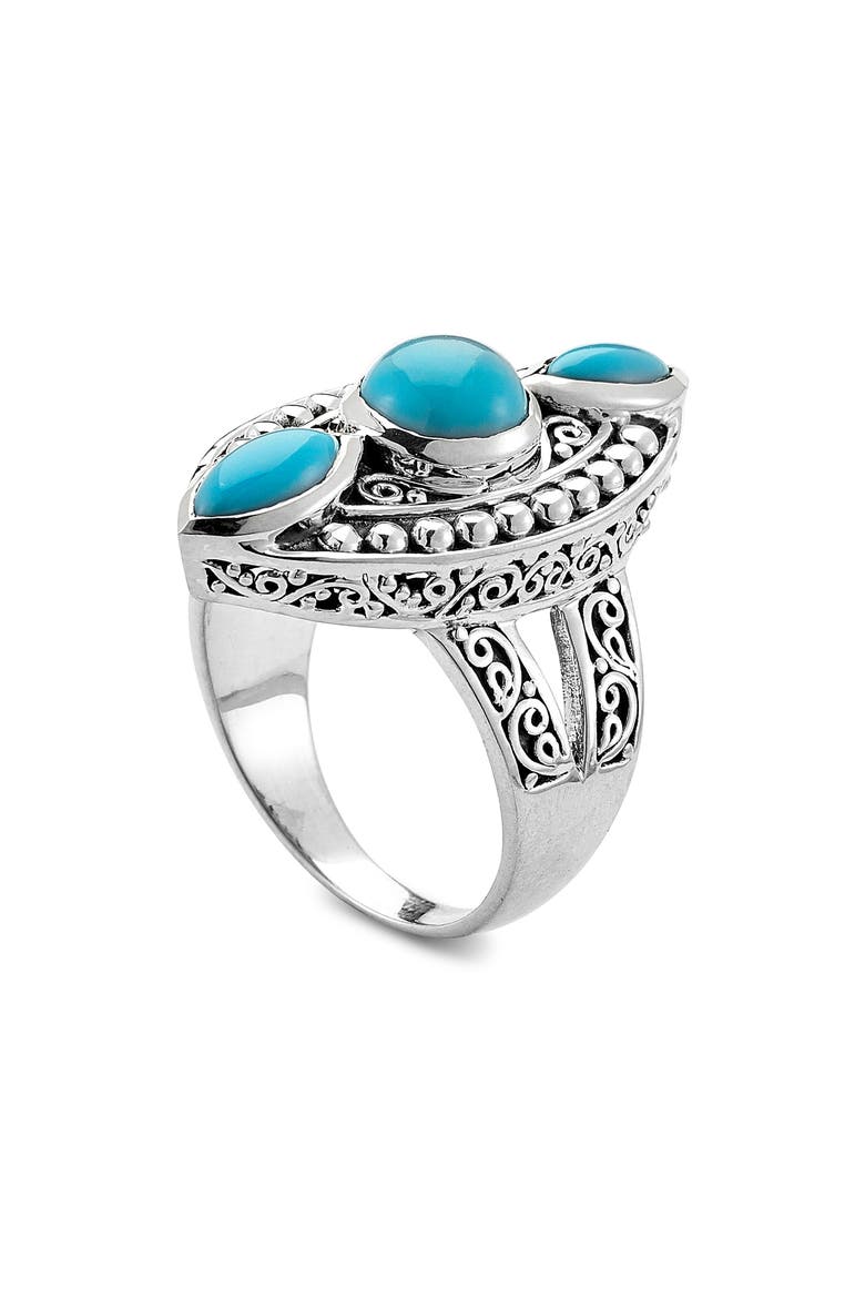Sleeping Beauty Turquoise Ring, Alternate, color, TURQUOISE