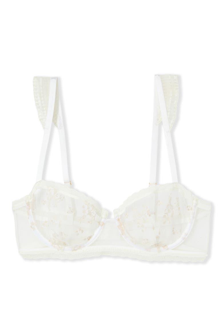 Harmonie N°9 Underwire Balconette Bra, Alternate, color, ECRU