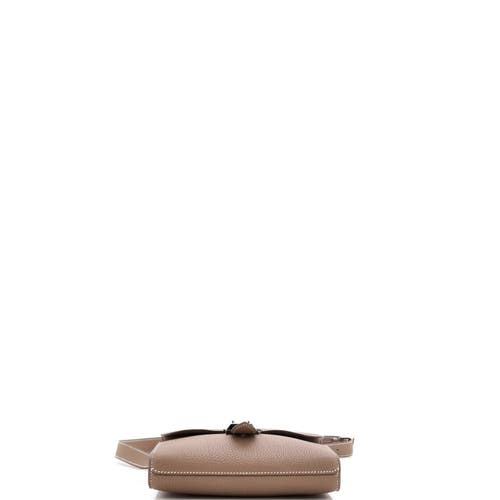 Pre-owned Hermes Hermes Sac A Depeches Messenger Bag Togo 21 In Brown