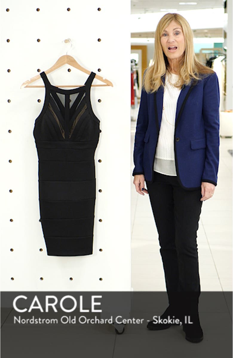 Love, Nickie Lew Illusion Mesh Body-Con Dress, sales video thumbnail