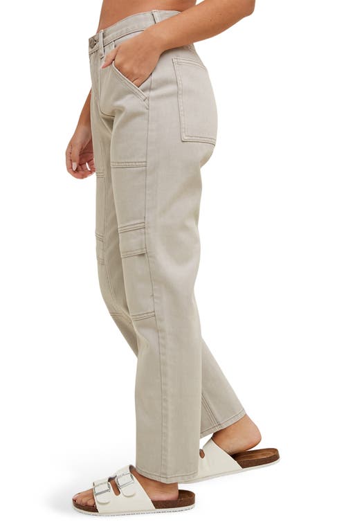 Wishlist Paneled Cargo Jeans In Gray